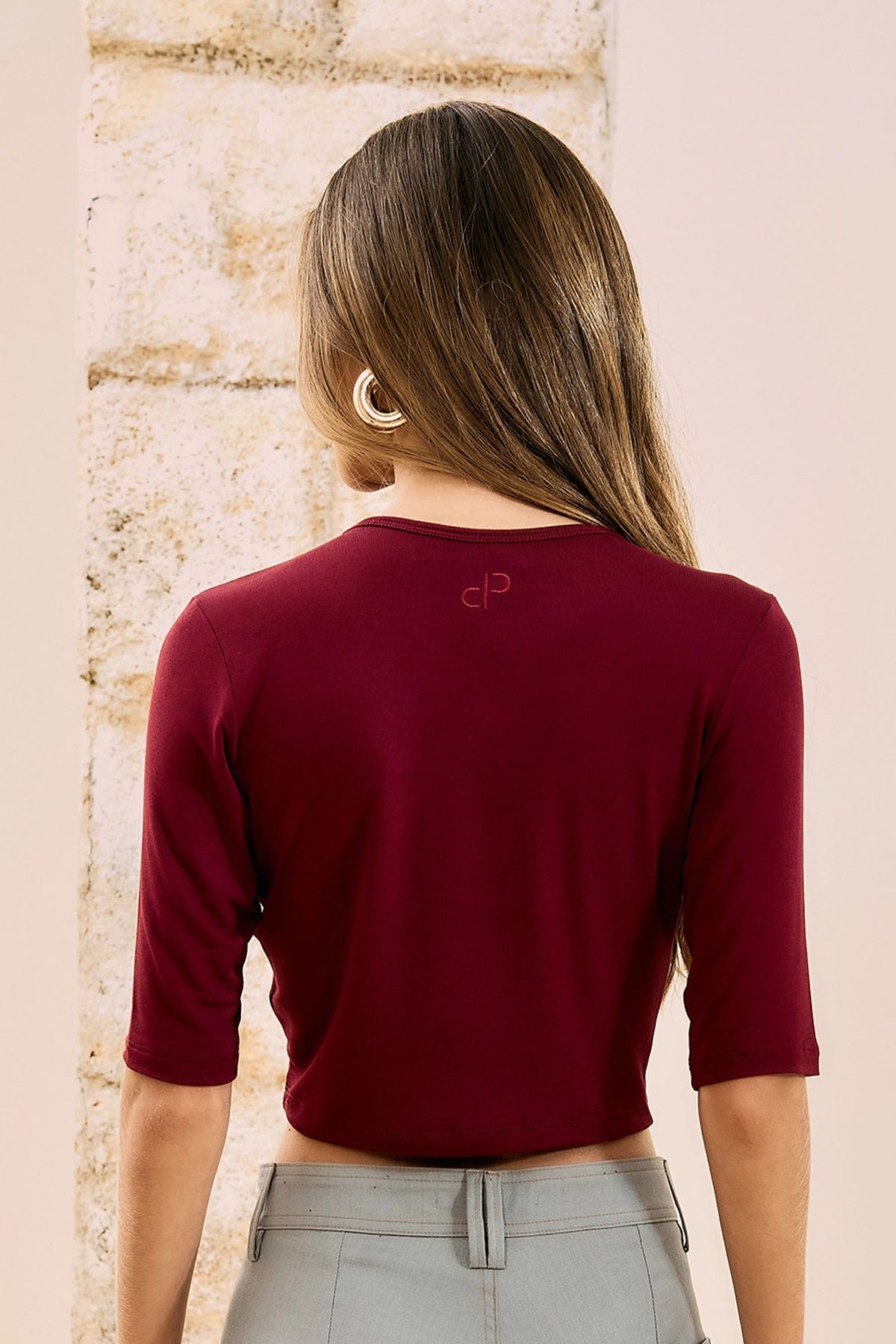 Blusa Cropped Slim