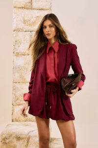 Blazer Risca de Giz Metalizadas