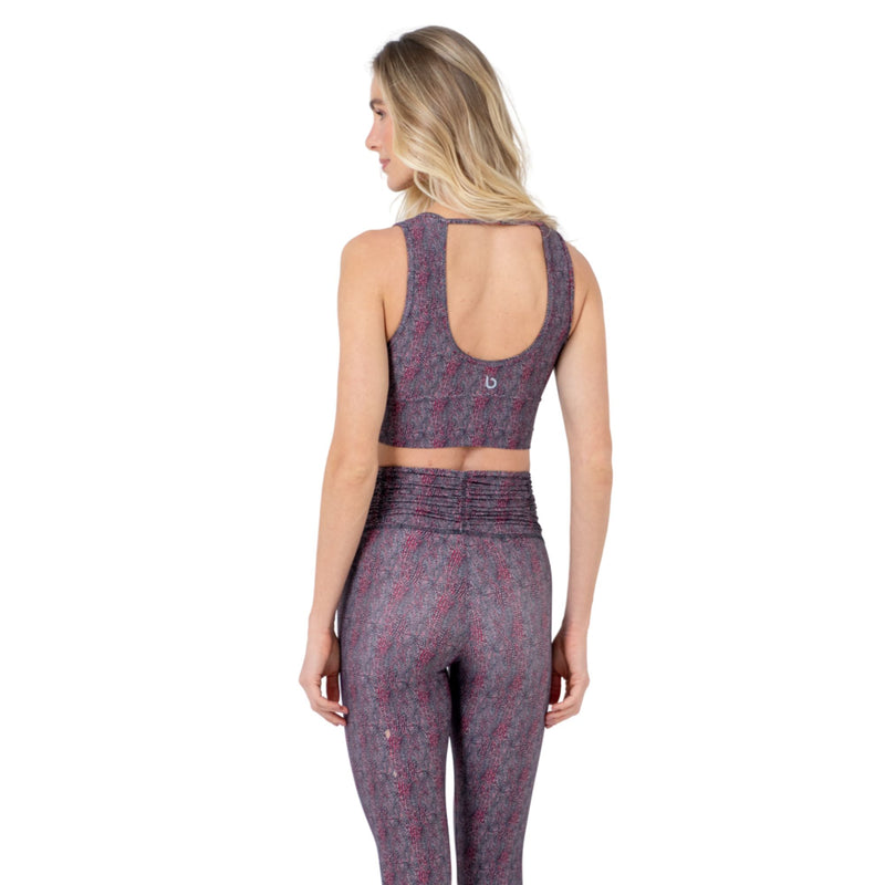 Top Cropped Sway Vino / Animal Print