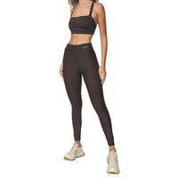 Conjunto Top y Calza Legging Marrón