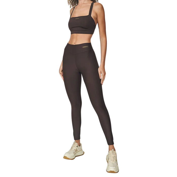 Conjunto Top y Calza Legging Marrón