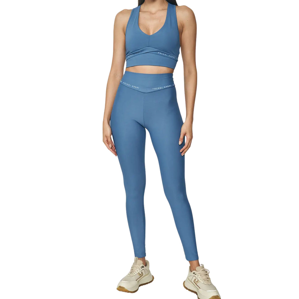 Conjunto Top y Calza Legging Ocean Move
