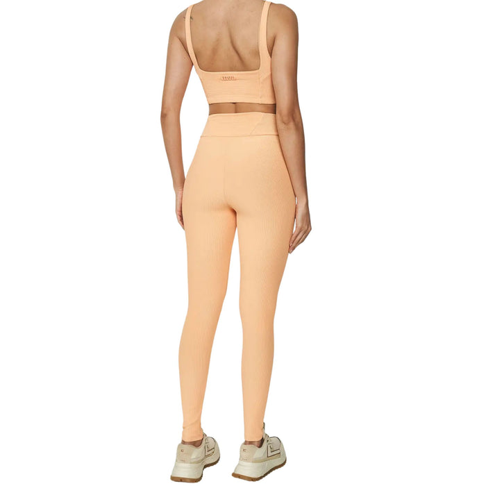 Conjunto Canelado Top y Calza Legging  Soft Peach