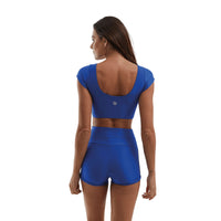 Top Fitness Glam Azul Royal