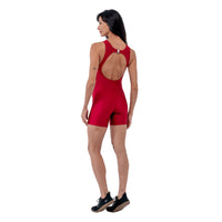 Enterito Corto Fitness Divine Rojo Batom