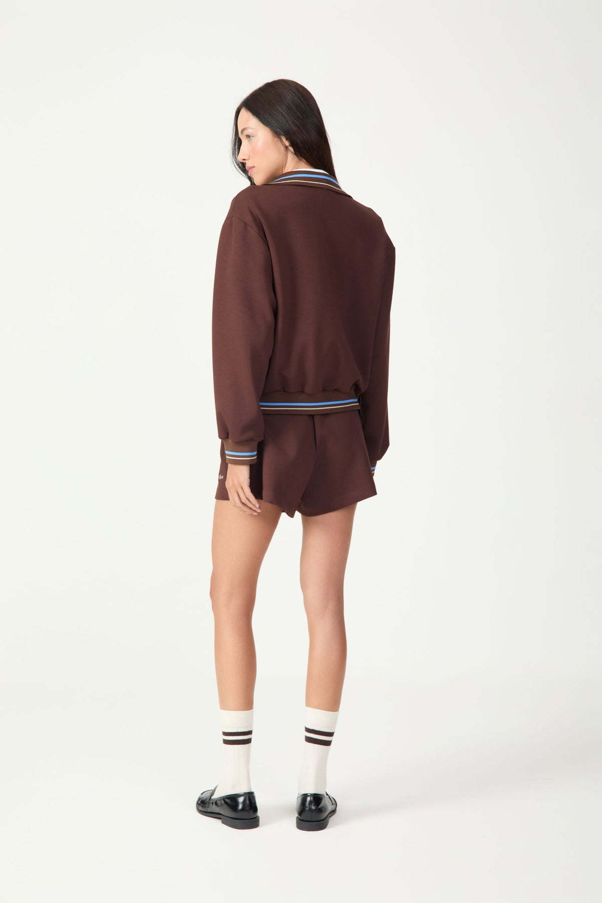 Chaqueta Cropped con Franjas Colcci Sport