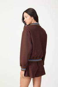 Chaqueta Cropped con Franjas Colcci Sport